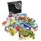 Assorted 60pcs or 70pcs Random Iron-On Decorative Patches for Clothing and Accessories - Perfect for Jackets, Hats, Backpacks, and Jeans